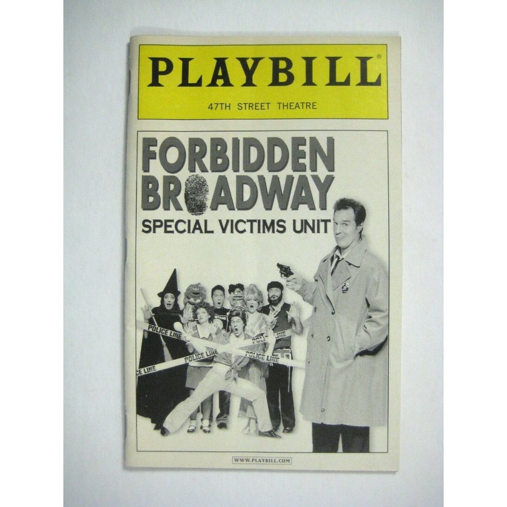 Forbidden Broadway Special Victims Playbill September 2005 Jason Mills Bohmer
